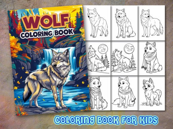 Download Wolf Coloring Page and Coloring Book - Premium Resources