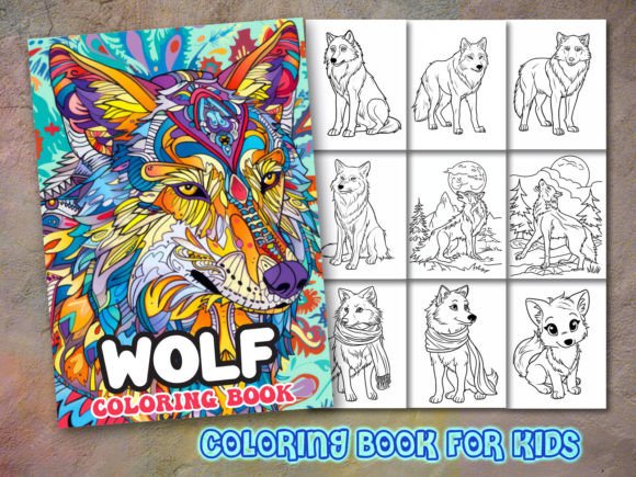 Download Wolf Coloring Page and Coloring Book - Premium Resources