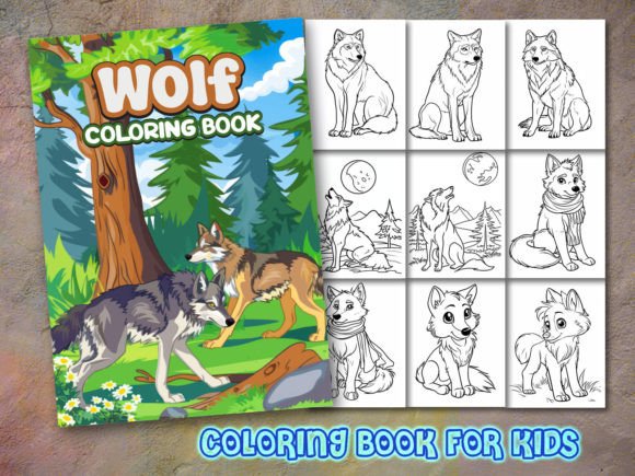 Download Wolf Coloring Page and Coloring Book - Premium Resources