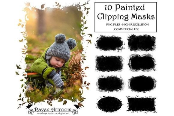 Download Painted Clipping Masks, Photo Frames - Photo frames Collection