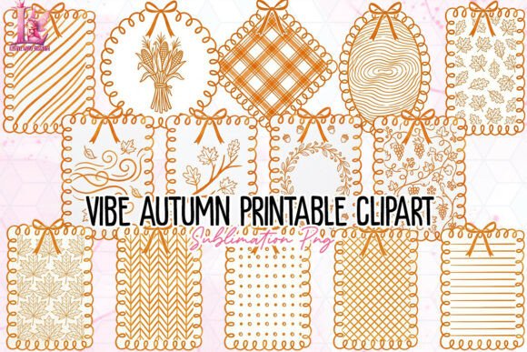 Download Vibe Autumn Printable Clipart PNG - Autumn printable Collection