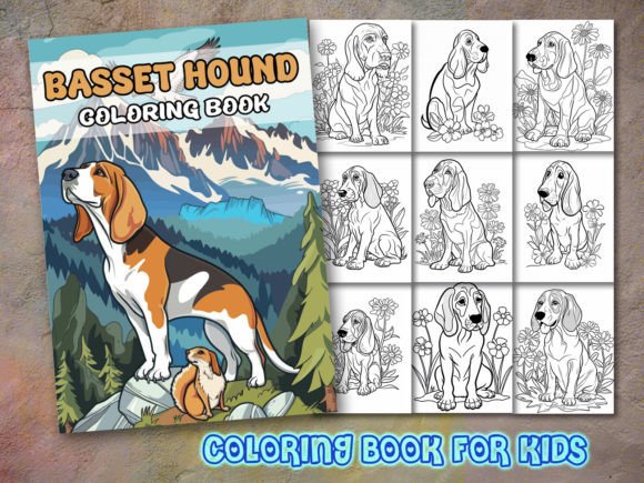 Download Basset Hound Coloring Page and Coloring - Premium Resources