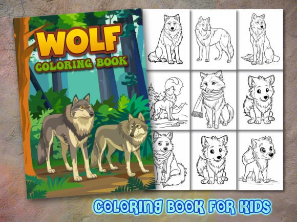 Download Wolf Coloring Page and Coloring Book - Premium Resources