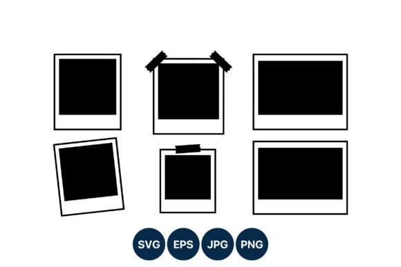 Download Polaroid Photo Frames Black White - Photo frames Collection