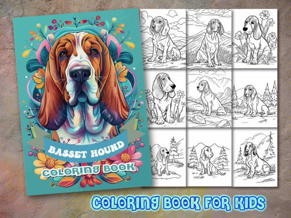 Download Basset Hound Coloring Page and Coloring - Premium Resources